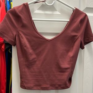 Lululemon Align T-Shirt Smokey Red